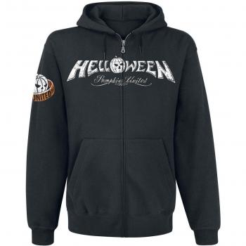 Helloween Tour Rings Capucha con Cremallera Negro M