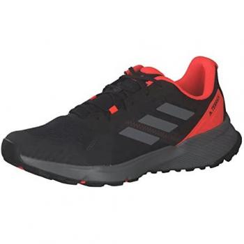 Adidas Terrex Soulstride - Zapatillas Trail Running Hombre Negras FY9214 ORIGINAL, ligeras, transpirables, con suela de goma Continental para tracción en terrenos irregulares, diseño ergonómico para mayor comodidad y