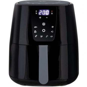 Jata JEFR1225 Freidora sin Aceite 5L 1300W Negra - 8 Programas de Cocinado - Cestillo Antiadherente - Panel de Control Digital - Temporizador - Control de