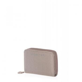 Cartera de mujer Mandarina Duck marrón taupe con cremallera