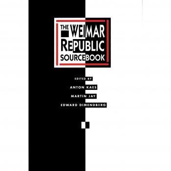 The Weimar Republic Sourcebook