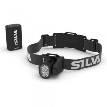 Linterna frontal Silva Free 3000 S negra, 3000 lúmenes de potencia, tecnología de iluminación LED, batería recargable, múltiples modos de luz, diseño ergonómico y resistente al agua