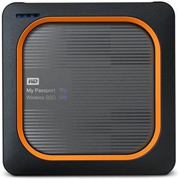 Western Digital My Passport - Disco duro externo, Wireless SSD, 250 GB, color negro y rojo