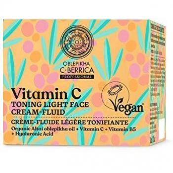 Natura Siberica C-Berrica Vitamin C Toning Light Face Cream Fluid, 50 ml