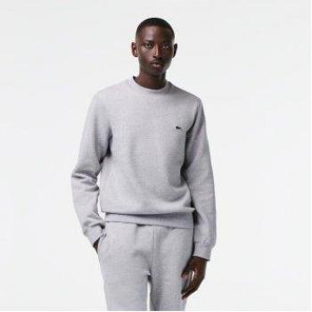 Sudadera Lacoste para hombre en algodón ecológico cepillado