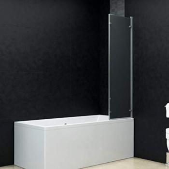 SengentoStyle Douchewand inklapbaar 3 panelen 130x138 cm ESG