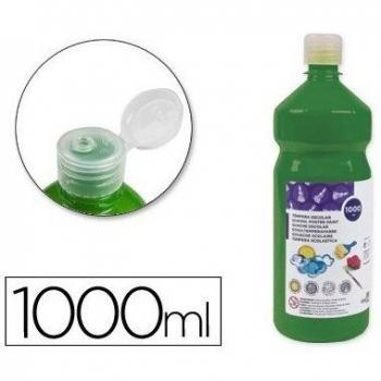 Liderpapel TP37 - Tempera liquida, 1000 ml, color verde oscuro