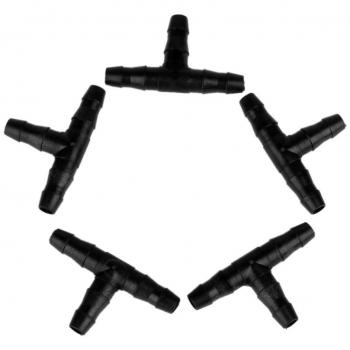 20pcs Estratagema Riego 4/7 Tee Sistema Manguera Pua Tuberia Apropiado Goteo