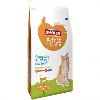 Smølke Adult Chicken & Rice Cat Food - 20 kg (2 x 10 kg) Value Pack