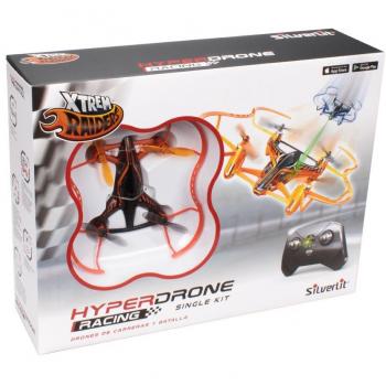 World Brands- Hyper Drone Single Kit, Color Naranja