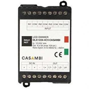 Dimmer LED Bluetooth Casambi 4 Canales RGB RGBW Dalcnet DLX1224-4CV
