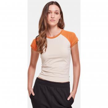 Urban Classics Women's Organic Stretch Retro Baseball Tee