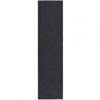 Alfombra de pasillo atrapa suciedad 100x400 cm color antracita gris para sala de estar, dormitorio y salón