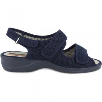 Sandalias Doctor Cutillas 21739 Rejilla Marino Talla 42 con tiras de velcro ancho para mujer