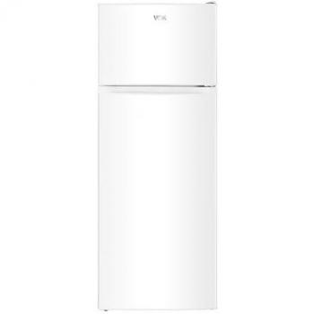 Frigorífico 2 Puertas Vok EVR-206DEW - Capacidad 206L - Altura 145cm - Blanco - Eficiencia Energética E - Iluminación LED - Puertas Reversibles