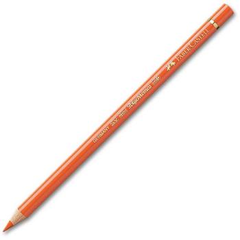 Lápiz De Color Faber Castell Naranja Vidrio Polychromos