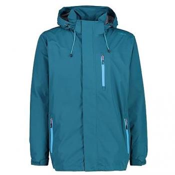CMP Men's Ventilated Zip Hood Jacket - Deep Lake Blue