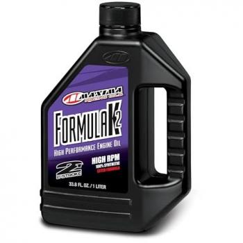 Maxima Aceite de Motor Fórmula K2 Ester 100% Sintético 1L y Maxima Fórmula K2 Sintético Racing Premezcla Aceite de 2 Tiempos