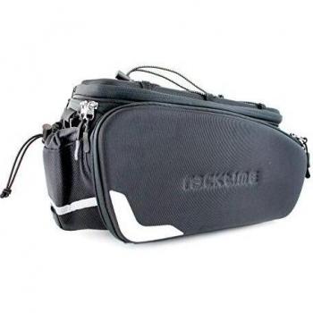 Racktime Odin Snapit Adapter Bike Trunk Bag - Black, 19L Capacity