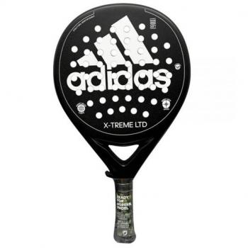 Adidas Pala de Padel X-TREME Black, Forma Redonda, Jugadores Avanzados, Control y Balance