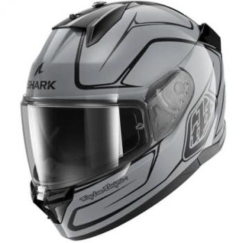Casco Integral Shark D-Skwal 3 Drone Plata-Negro 2XL
