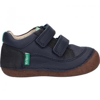 Kickers SOSTANKRO Zapatilla Deportiva Velcro bebé niño (hasta talla 30) Azul