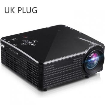 Proyector LCD Mini Portátil LED1018 con HDMI, USB, VGA, AV y SD - Soporte 1080P para Cine en Casa