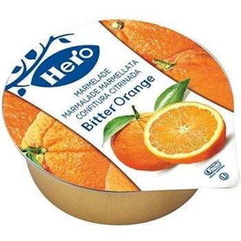 Hero - Confitura de naranja amarga - en porción de aluminio - 25 g, 72 unidades