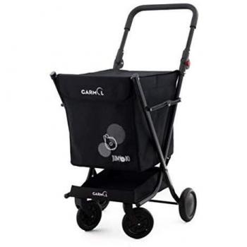 Garmol Carro Compra, Negro, 850x490x260mm