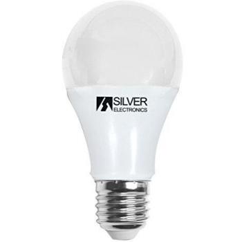 Silver Electronics LED Estándar Regulable E27, 8 W, Blanco