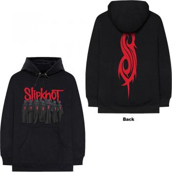 HeyRusty Unisex Slipknot Hoodie with Back Print - Black Medium