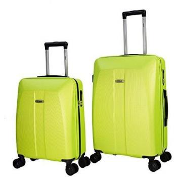 Set Trolleys Cabina + Mediana Unik Revolution Zeta Color Pistacho