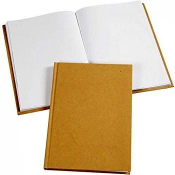 Cuaderno A5, 8 mm, 80 g, Marrón, 1 Unidad