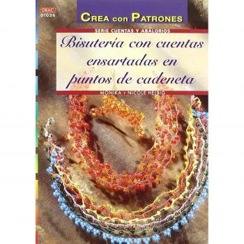 Serie Cuentas y Abalorios nº 36. BISUTERÍA CON CUENTAS ENSARTADAS EN PUNTOS DE CADENETA