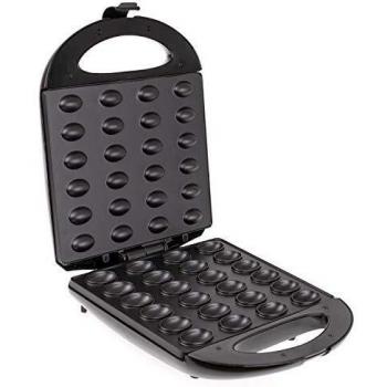 Gofrera Nut Maker MS3041 de Mesko - Hornillo Eléctrico para Pastas en Forma de Nuez Rellenas de Crema, 24 Mitades de Galletas Horneadas en 2 Minutos