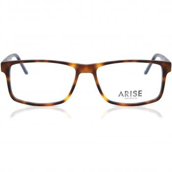Gafas Recetadas para Hombre - Armazones Rectangulares Completos de Plástico Tortoiseshell con Lentes Anti-Azules - Arise Collective