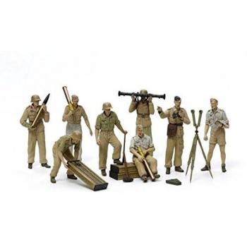 Dickie-Tamiya Set ARTILLEROS ALEMANES - Africa Corps Luftwaffe