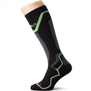 CMP Calcetines de esquí unisex Thermocool 3i49477, Unisex adulto, Calcetines, 3I49477, negro, 43-45