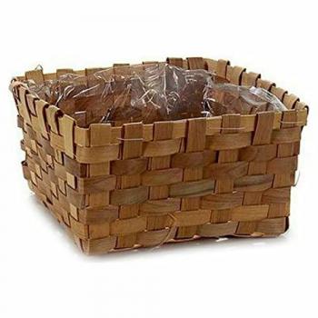 Maceta Marrón Caña 24x13x24 cm (12 Unidades)