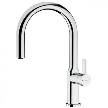 Grifo de Cocina Teka Oval 9381 Cromo Extraíble Caño Alto