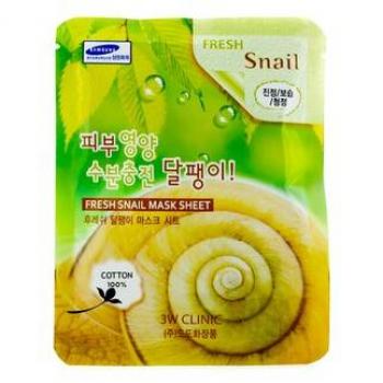 3W Clinic Fresh Snail Mask Sheet