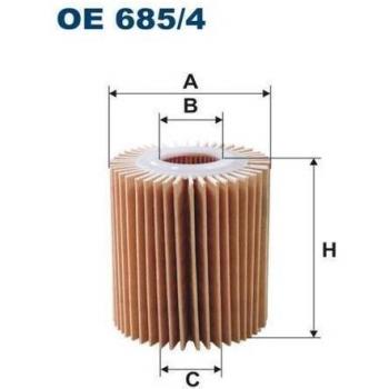 Filtro de aceite FILTRON OE 685/4, compatible con múltiples vehículos, diseñado para proporcionar una filtración eficiente y prolongar la vida del motor, fabricado con materiales de alta calidad que garantizan durabilidad y resistencia a altas tempera