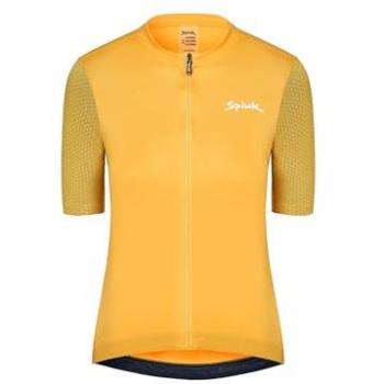 Maillot de ciclismo Spiuk Anatomic manga corta amarillo limón mujer talla L