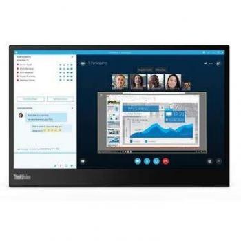 LENOVO Thinkvision M14 Led-14-Fl HD-Mate, Negro