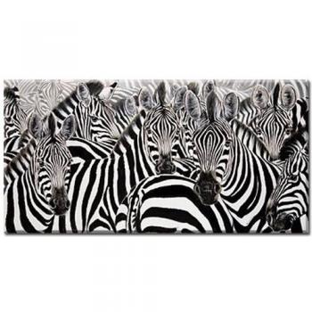 Who is Who, quién es quién, Animal foto de Kunst Empire Renato, tamaño 100 cm x 50 cm, impresión digital sobre lienzo impreso, con, lienzo impresión Tamaño, Wohnen e imágenes, animales en su colour, África, cebras
