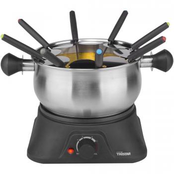 Tristar FO-1106 – Aparato para Hacer Fondue, Volumen 1.3 litros, Acero Inoxidable