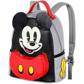 Mochila Heady Face Mickey Disney 29cm