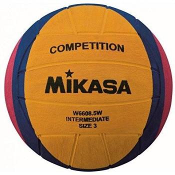 Mikasa W660 8.5 W Competition Intermediate Agua Fútbol/Agua Water Polo, Amarillo/Lila/Magenta, 3