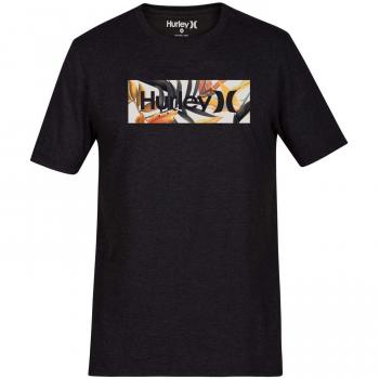 Nike M HRLY PRM OAO Tropics tee SS - Camiseta, Hombre, Negro