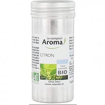 Aceite Esencial de Limón Orgánico de 10ml, Puro y Natural